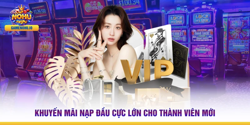Khuyến mãi nạp đầu cực lớn cho thành viên mới